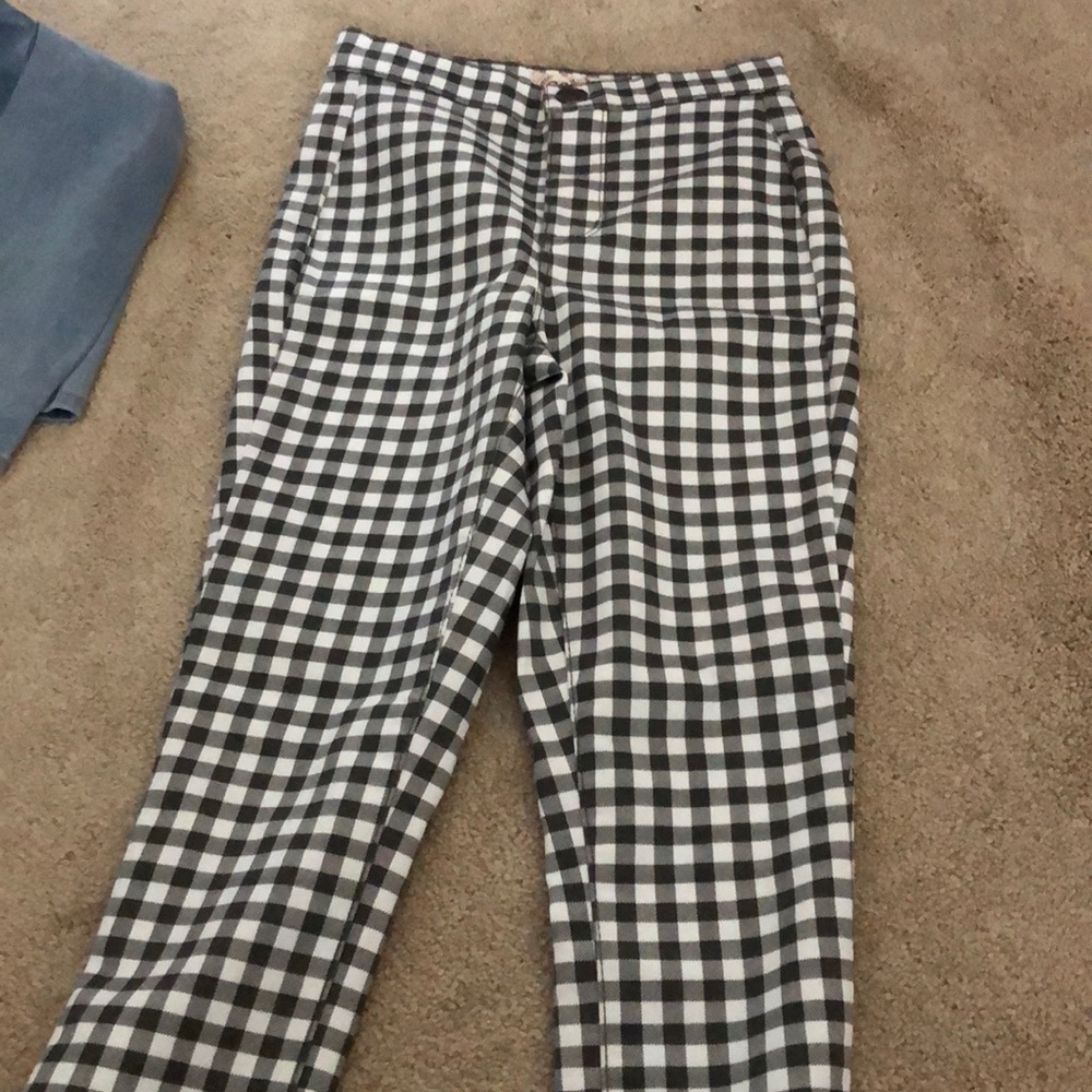 Checkered jeggings